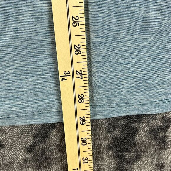 Outerknown Active Coolmax Long Sleeve Blue Heathered Shirt Men's XXL NWT - Picture 7 of 10